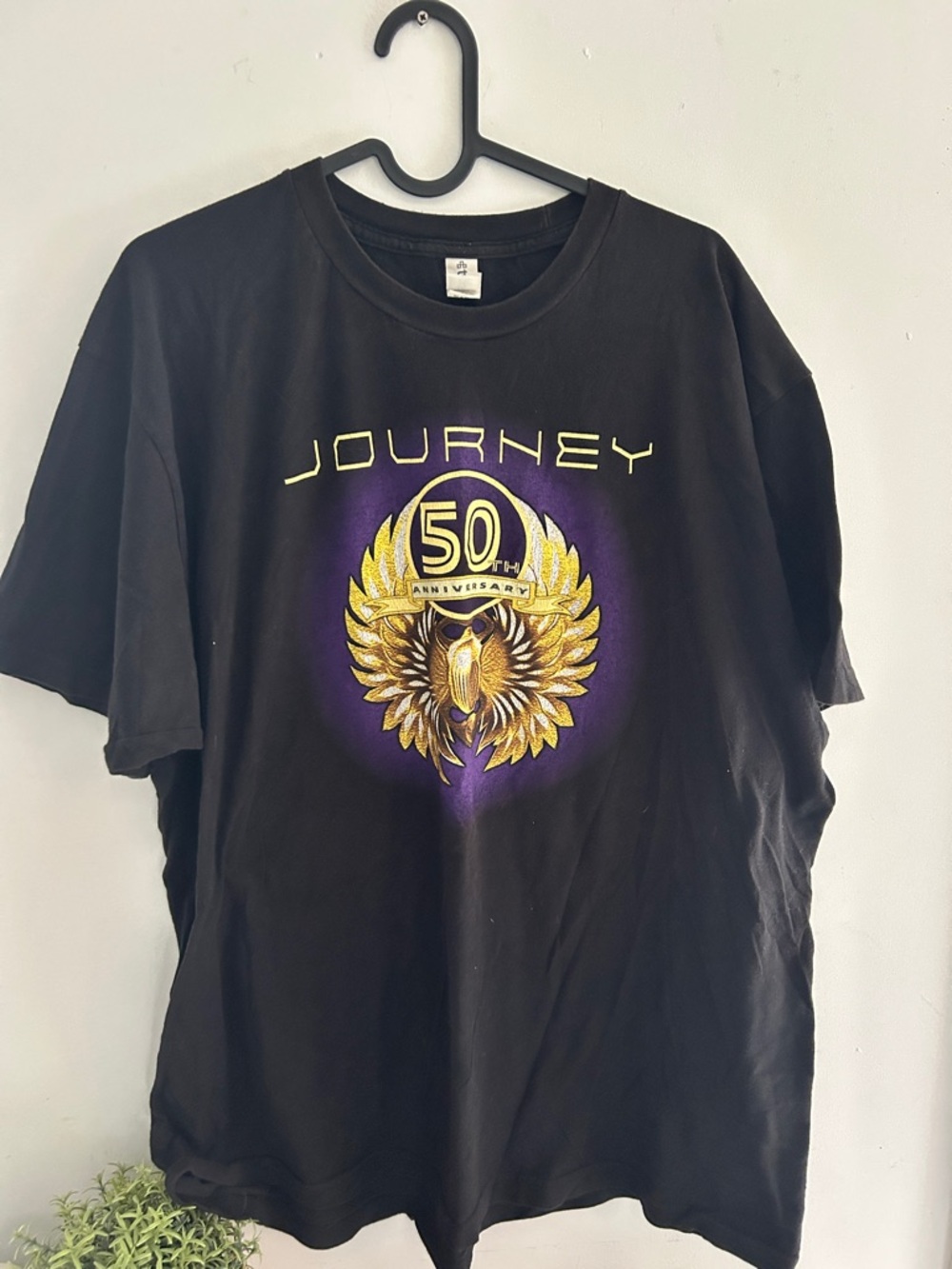 Journey 50th Anniversary Black Graphic Tee 2023 Concert Tour XL